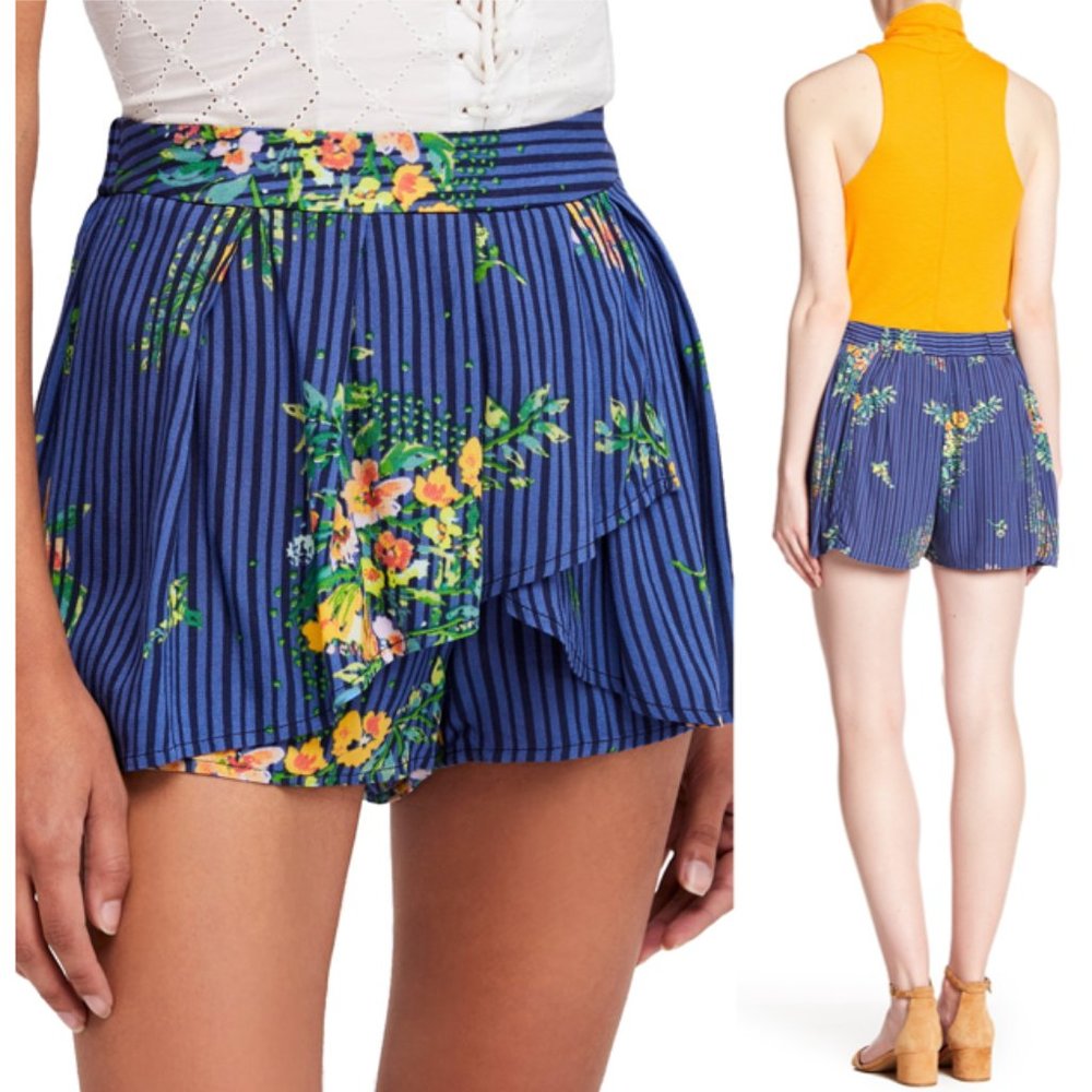 Free People Night Watcher Skort in blue